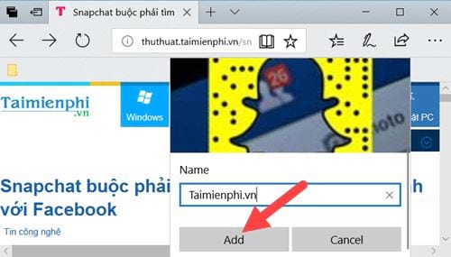how to pin favorite page on microsoft edge 11