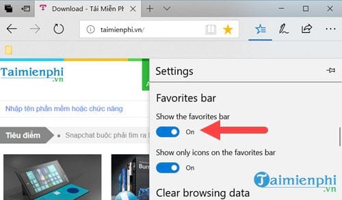 how to pin favorite page on microsoft edge 9