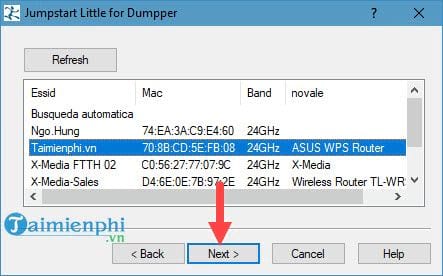 Bộ phần mềm dò tìm pass wifi JumpStart và Dumpper