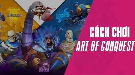 cach choi art of conquest tren may tinh voi gia lap bluestacks