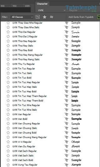 Các cách gõ tiếng Việt trong Photoshop, viết tiếng Việt trong Photoshop