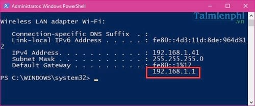 How to find the IP address of wifi 5