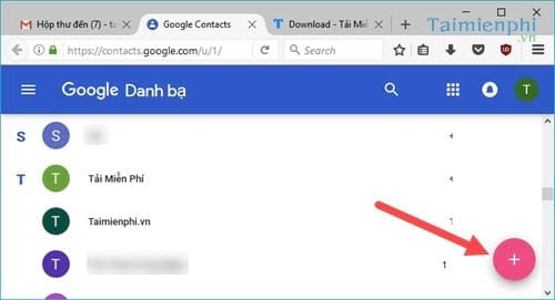 Cách thêm địa chỉ email vào danh bạ Gmail