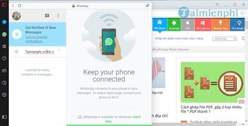 how to chat whatapp on opera use whatapp directly on opera 6