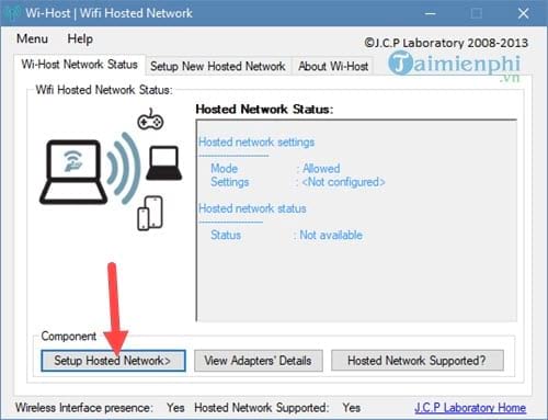 how to connect wifi on computer with wi host 4