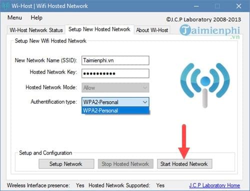 how to connect wifi on computer with wi host 5