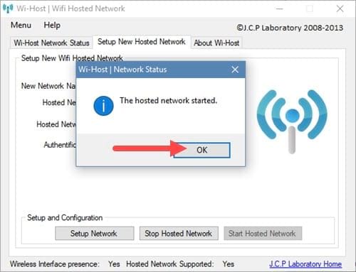 how to connect wifi on computer with wi host 9