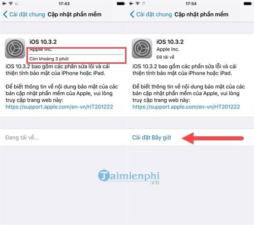 Cách cập nhật iOS 10.3.2 cho iPhone, iPad qua iTunes và OTA