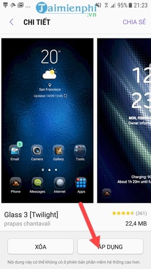 Đổi giao diện Galaxy S8, thay theme Samsung S8, S8 Plus