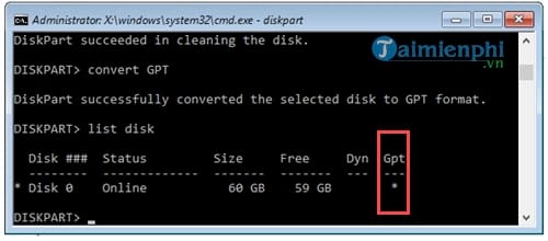 Sửa lỗi The selected disk has an MBR partition table khi cài Win, lỗi ổ cứng MBR - GPT