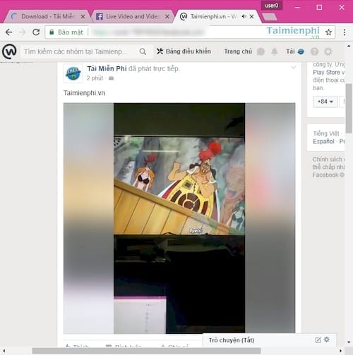 Cách Live Stream Video trên Facebook Workplace