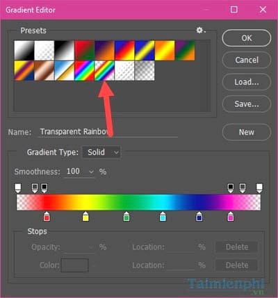 Cách tạo hiệu ứng chữ xước bẩy màu trong Photoshop