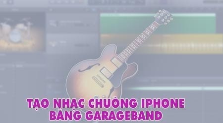 cach tao nhac chuong iphone bang garageband