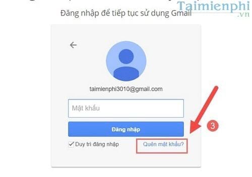 Quên mật khẩu Gmail phải làm gì để lấy lại