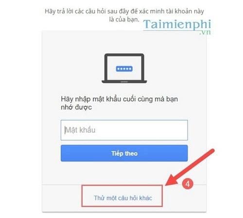 Quên mật khẩu Gmail phải làm gì để lấy lại