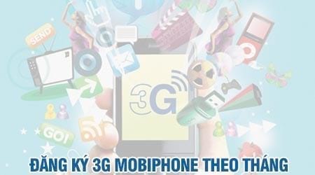 Đăng ký 3G Vina tháng, gói cước 3G mạng Vinaphone dùng theo tháng
