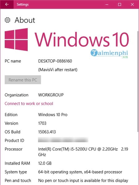 cach xem cau hinh may tinh windows 10 5