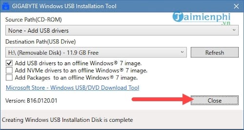 Sửa lỗi cài Win 7 không nhận USB trên máy tính