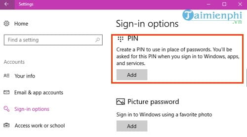 Cách tắt mã PIN Windows 10, bật tắt, xóa mã PIN đăng nhập Win 10