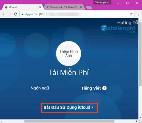 Cách đăng ký iCloud trên Web từ máy tính 8