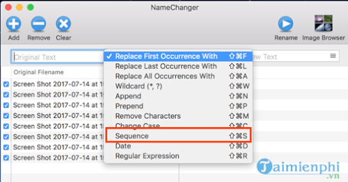 Cách đổi tên file hàng loạt trên Macbook