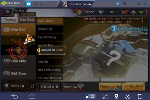 cach choi crossfire legends cf mobile tren may tinh 11
