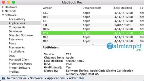 Cách kiểm tra ứng dụng Mac 32-bit ngừng chạy sau macOS High Sierra