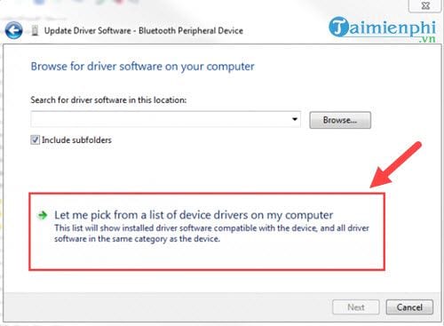 Cách sửa lỗi Bluetooth peripheral device driver not found trên Windows 10, 8, 7 5