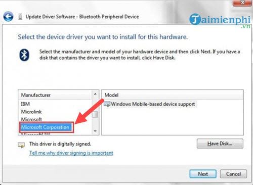 Cách sửa lỗi Bluetooth peripheral device driver not found trên Windows 10, 8, 7 7