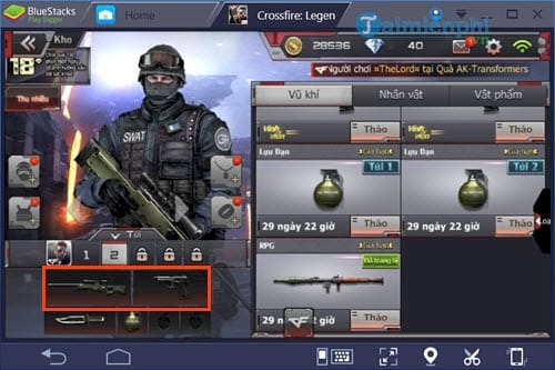 cach ban sung ngam trong cf mobile crossfire legends 3