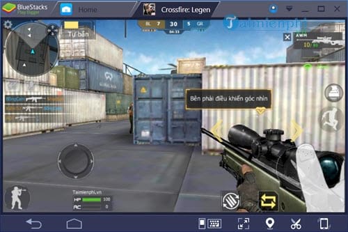 cach ban sung ngam trong cf mobile crossfire legends 4