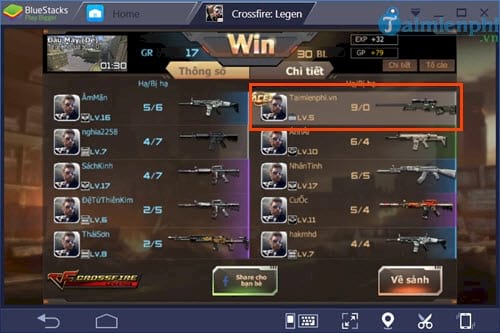 cach ban sung ngam trong cf mobile crossfire legends 8