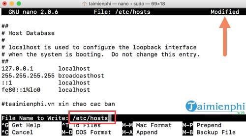 Cách chỉnh sửa file Hosts trên Mac