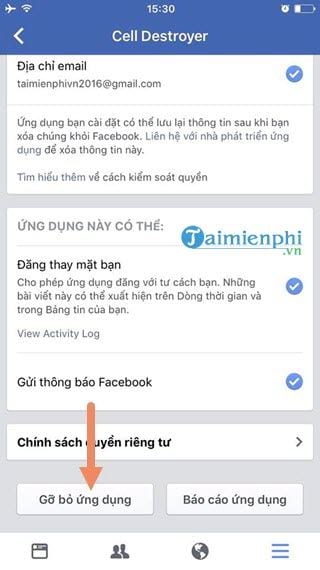 delete application or service on facebook drill 12