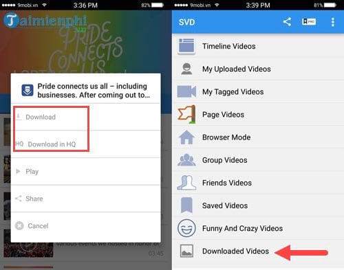 How to listen to videos on facebook and phone