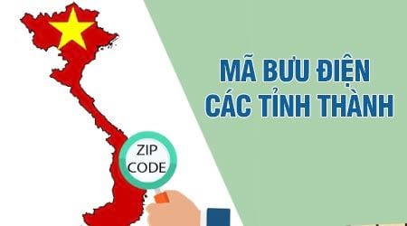 ma buu dien cac tinh ma buu chinh zip postal code cac tinh cua viet nam