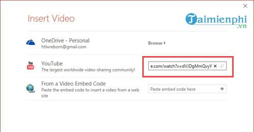 cach chen video youtube vao powerpoint bai thuyet trinh 5