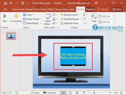 cach chen video youtube vao powerpoint bai thuyet trinh 7