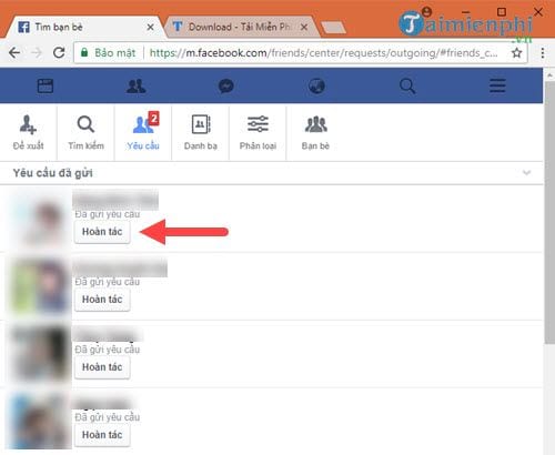 Mẹo hủy lời mời kết bạn trên Facebook hàng loạt