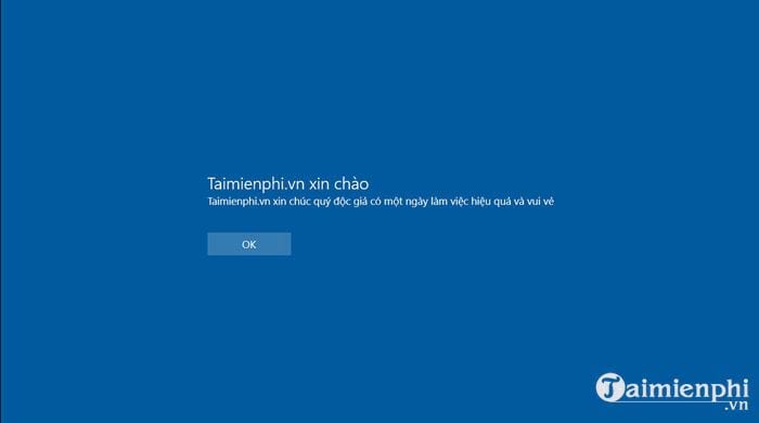 cach them chu vao man hinh chao windows 10 8