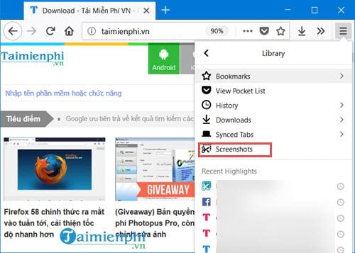 Cách chụp hình ảnh website bằng Firefox, Chrome cả trang