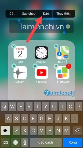 Cách tạo thư mục không có tên trên iPhone, iPad