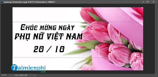 Hướng dẫn cách làm thiệp 20-10 đẹp bằng Photoshop