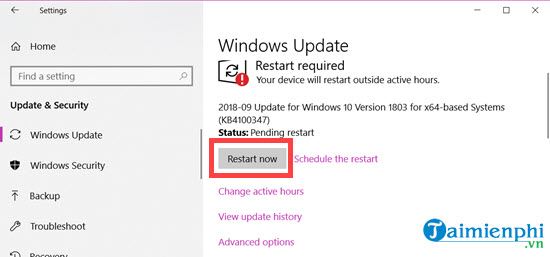 Cách cập nhật Windows 10 October 2018 Version 1809 4