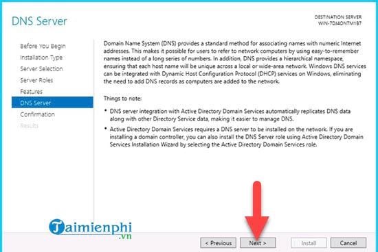 Cách cài đặt DNS Role trong Windows Server 2012