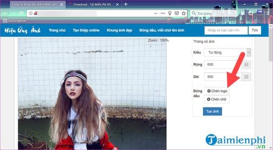 Cách chèn logo vào ảnh online, thêm logo trực tuyến