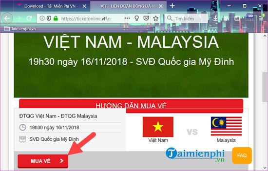 Cách mua vé xem ĐT Việt Nam thi đấu AFF Cup 2018 tại Mỹ Đình