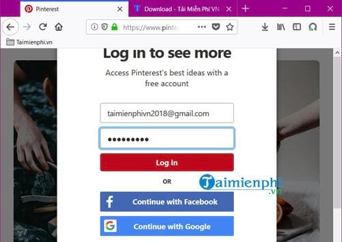 how to login pinterest 3