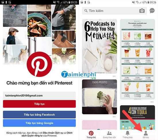 Cách đăng bài lên Pinterest