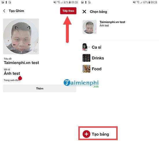 Cách đăng bài lên Pinterest